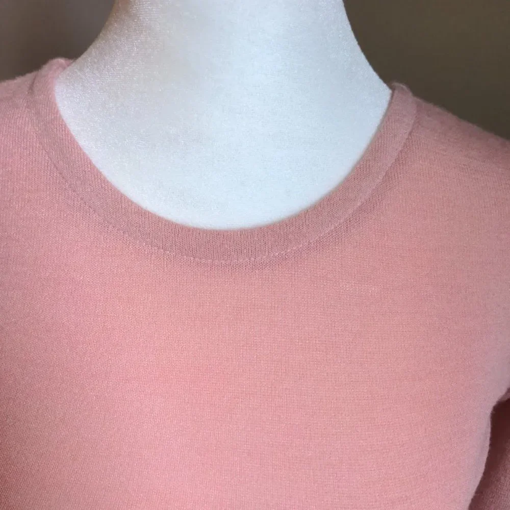 Aritzia Wilfred Free Dress Bodycon Mini Pink Knit Lace Up Corset Size XS